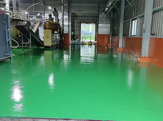 廣西賀州步頭鎮(zhèn)京基智農(nóng)時代有限公司無害化車間環(huán)氧地坪漆完工